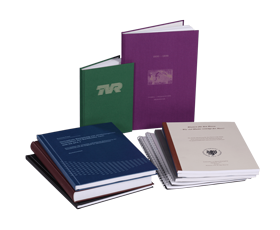 Von praktischer Drahtspirale über günstige Leimbindung bis zur hochwertigen Hardcoverbindung: Wir bringen Ihren Druck in Form. 