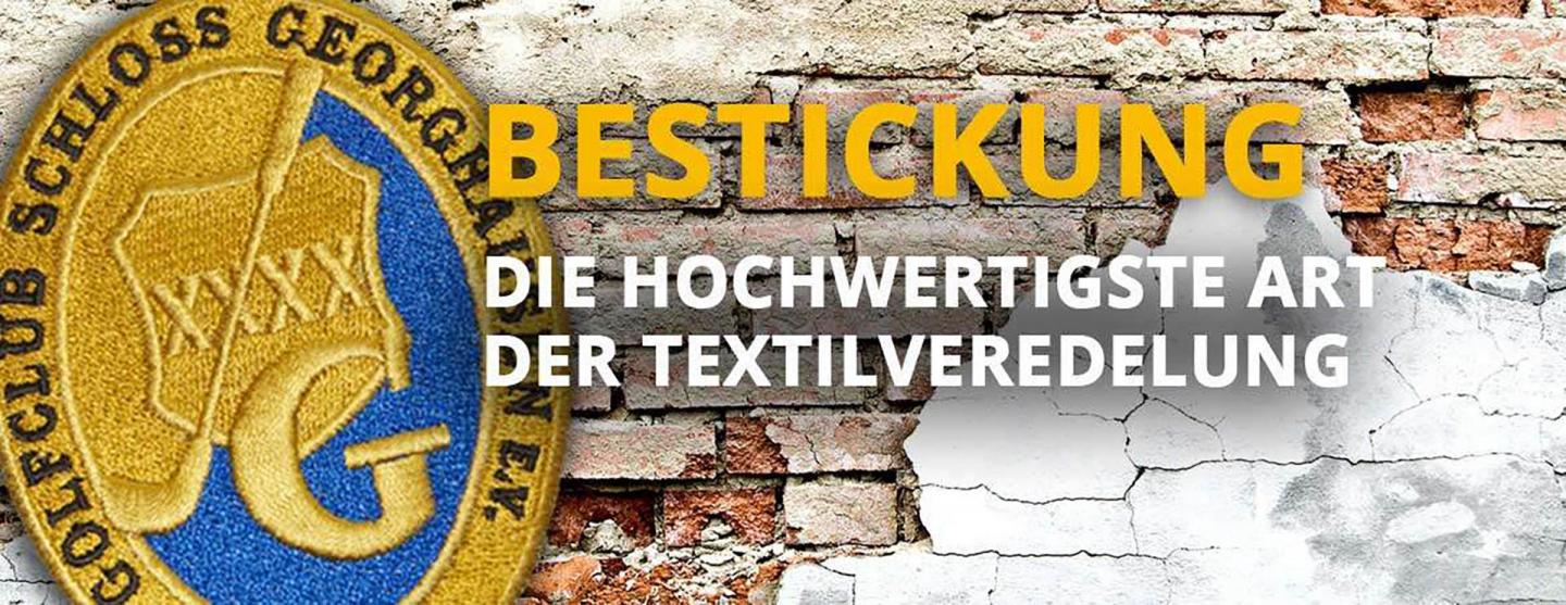 Textlbestickung von PrintFactory in Mönchengladbach
