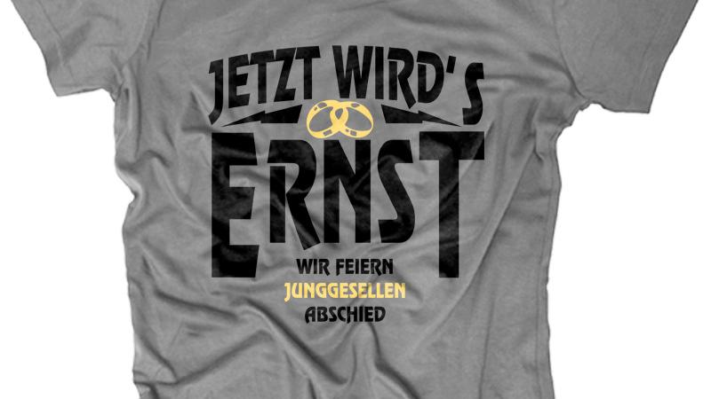T-Shirt für den Junggesellenabschied