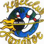 Kegelclub Logo Stickerei
